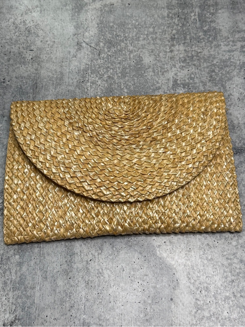 Moda Luxe Raffia Clutch OS - Picture 2 of 6